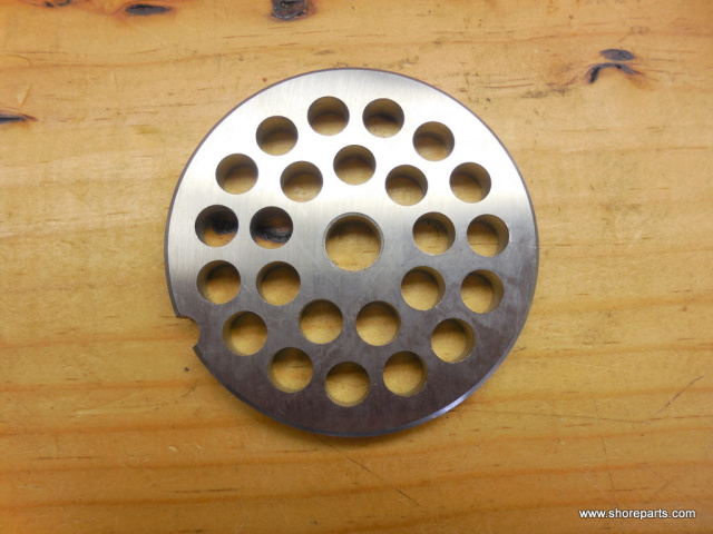 European Style #12 Grinder Plate with 3/8" Holes for Biro 812 Grinders